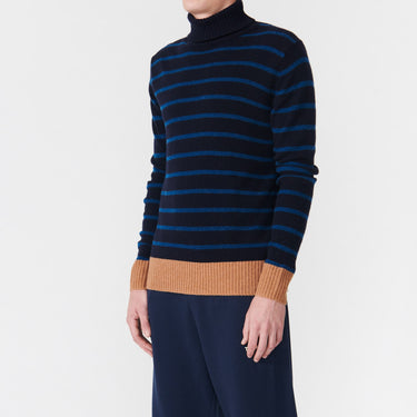 Stripe Turtleneck